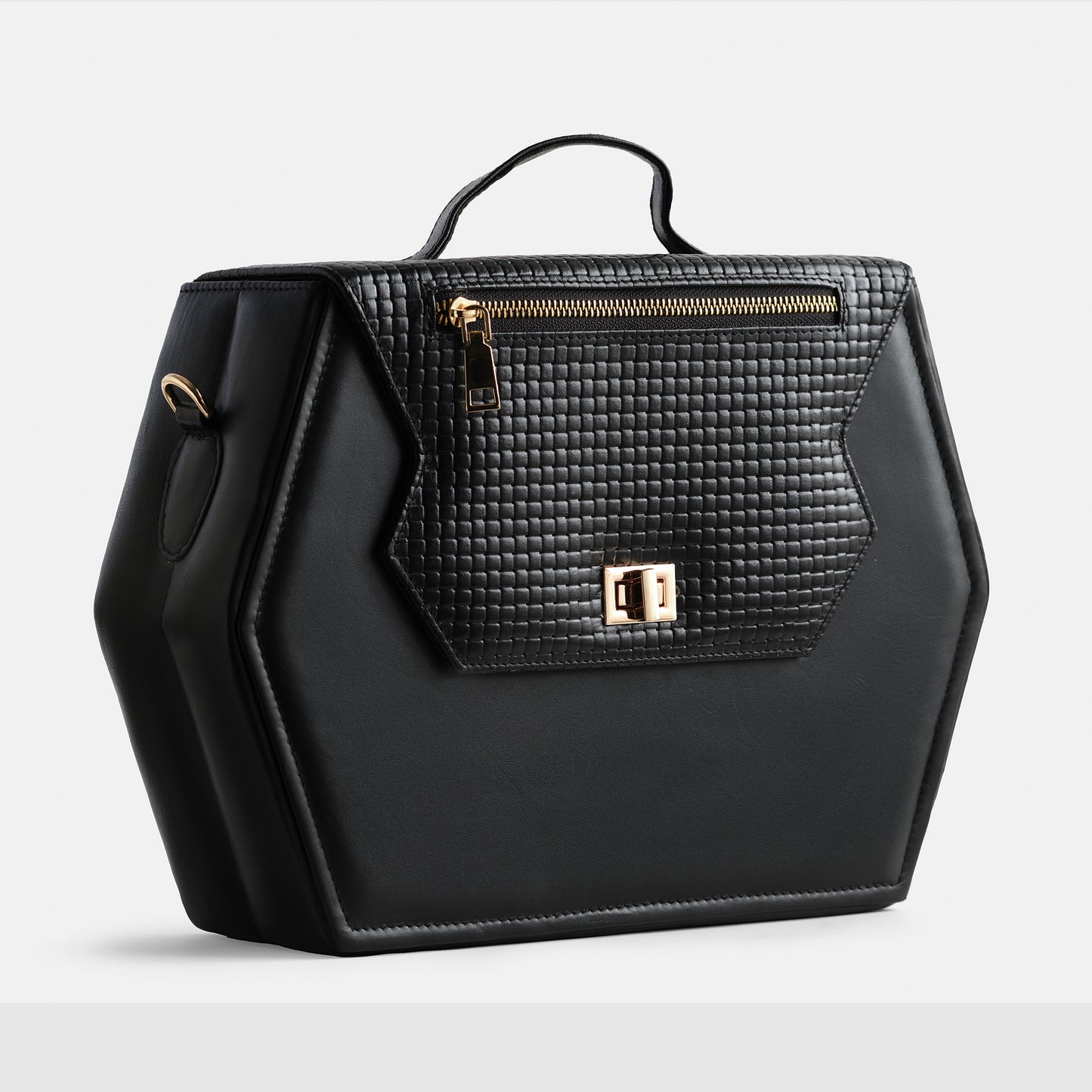 Stella Black Satchel